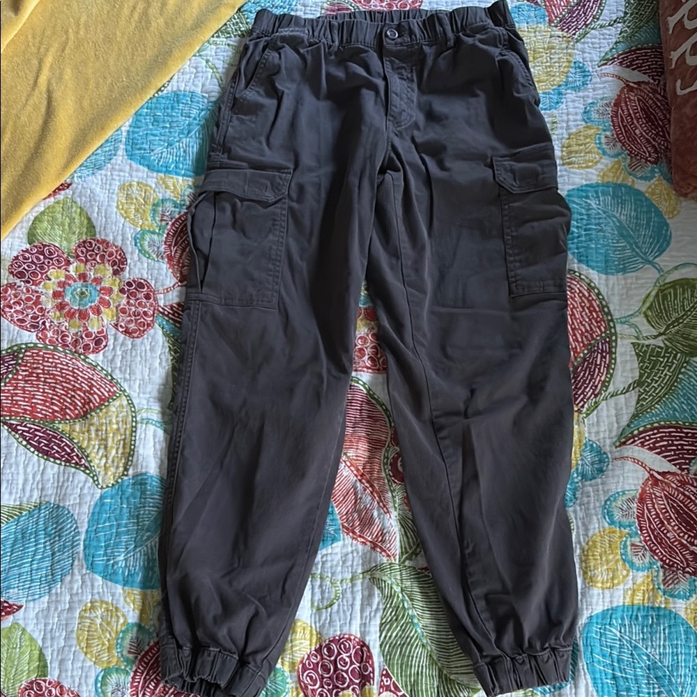 BearBottom Men’s Gray Cargo Jogger Pants